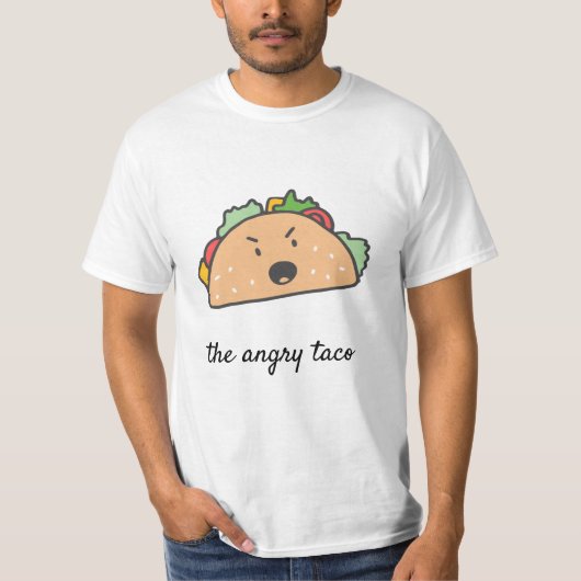 De Angry Taco T-shirt (Voorkant)