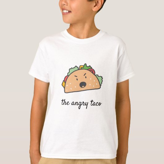 De Angry Taco T-shirt (Voorkant)
