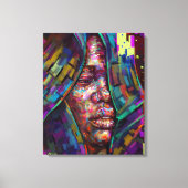 De angst vergroten canvas afdruk (Voorkant)