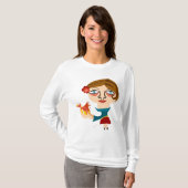 De angst voor vliegen t-shirt (Voorkant volledig)