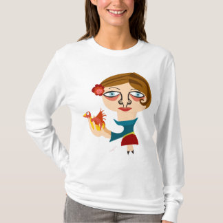 De angst voor vliegen t-shirt