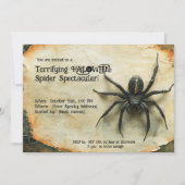 De angstaanjagende Halloween Spider! Kaart (Voorkant)