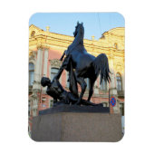 De Anichkov-brug in Sint-Petersburg Magneet (Verticaal)