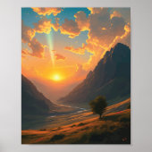 De anime-stijl van Golden Hour Poster (Voorkant)