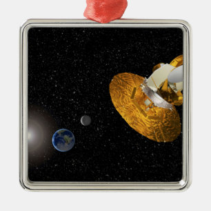 De anisotroop van de Wilkinson-microgolf Metalen Ornament