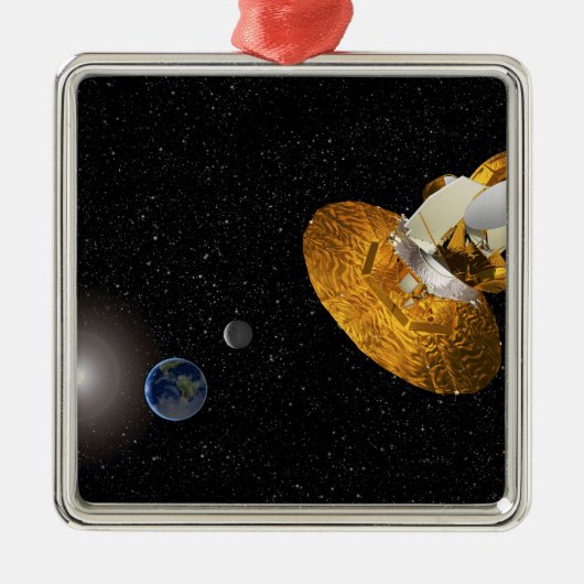 De anisotroop van de Wilkinson-microgolf Metalen Ornament (Voorkant)