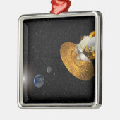 De anisotroop van de Wilkinson-microgolf Metalen Ornament (Links)