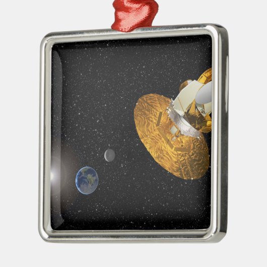 De anisotroop van de Wilkinson-microgolf Metalen Ornament (Links)