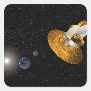 De anisotroop van de Wilkinson-microgolf Vierkante Sticker