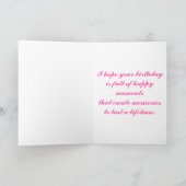 De Anjers van de Verjaardag van januari Kaart (Binnen)