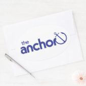 De Anker Logo Ovale Sticker (Envelop)