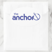 De Anker Logo Ovale Sticker (Tas)