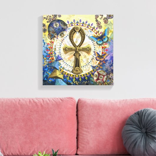 De Ankh Canvas Afdruk (Insitu (Woonkamer))