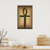 De Ankh (goud) Poster (Keuken)