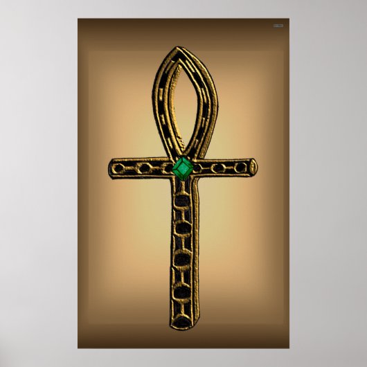 De Ankh (goud) Poster (Voorkant)