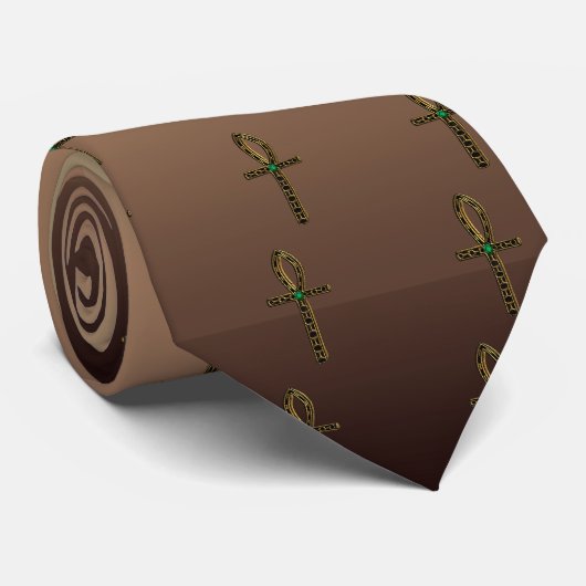 De Ankh (goud) Stropdas (Opgerold)
