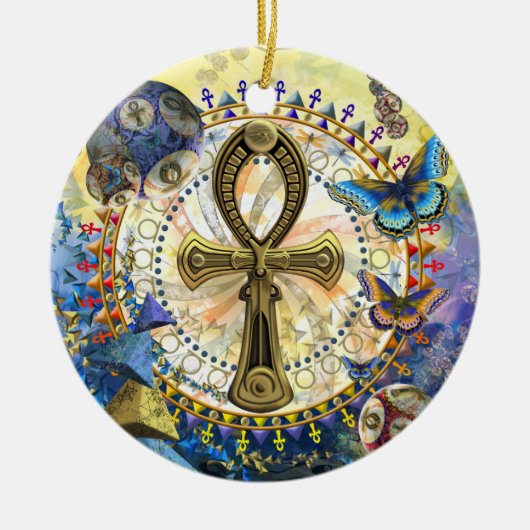 De Ankh Keramisch Ornament (Voorkant)