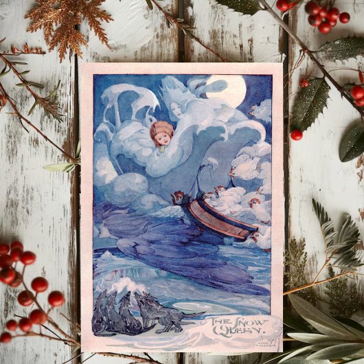 De Anne Anderson Sneeuwkoningin Briefkaart