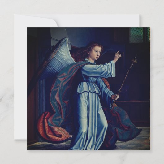 De annunciatie - door Gerard David, 1506 (Voorkant)