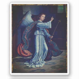 De annunciatie - door Gerard David, 1506 Sticker