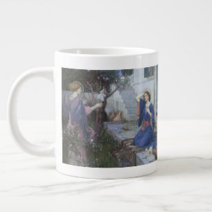De annunciatie door John William Waterhouse Grote Koffiekop