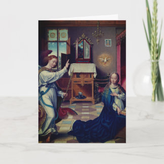 De annunciatie door Joos van Cleve: Blanco Kaart