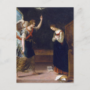 De annunciatie door Lavinia Fontana ansichtkaart Briefkaart