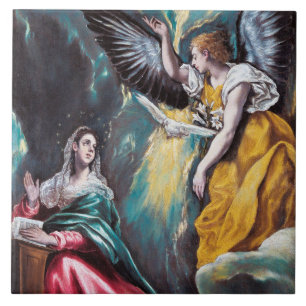 De annunciatie, El Greco Tegeltje