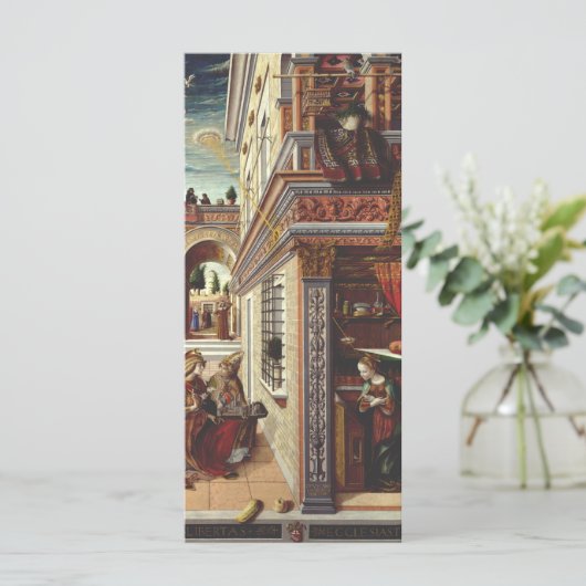 De Annunciatie, met Sint Emidius (Staand voorkant)