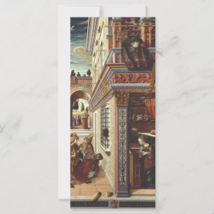 De Annunciatie, met Sint Emidius