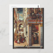 De Annunciatie, met Sint Emidius Briefkaart (Voorkant / Achterkant)