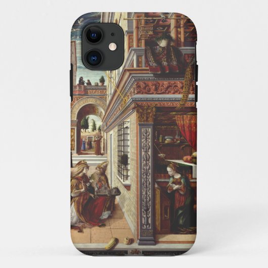 De Annunciatie, met Sint Emidius Case-Mate iPhone Case (Achterkant)