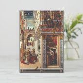 De Annunciatie, met Sint Emidius Kaart (Staand voorkant)