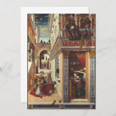 De Annunciatie, met Sint Emidius Kaart (Voorkant / Achterkant)