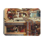 De Annunciatie, met Sint Emidius Magneet (Horizontaal)