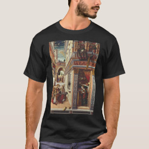 De annunciatie, met Sint-Emidius T-shirt