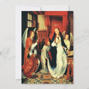De annunciatie van de Maagd Maria door Hans Memlin Kaart