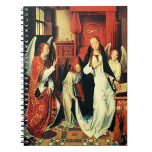 De annunciatie van de Maagd Maria door Hans Memlin Notitieboek