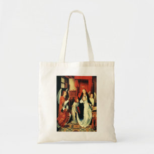 De annunciatie van de Maagd Maria door Hans Memlin Tote Bag