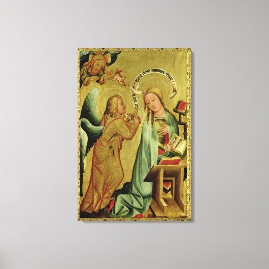 De Annunciatie van het Hoogaltaar Canvas Afdruk (Voorkant)