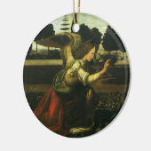 De annunciatie van Leonardo da Vinci Keramisch Ornament (Links)