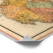 De anorganische kaart van de kerk van Nova Scotia Poster (Hoek)