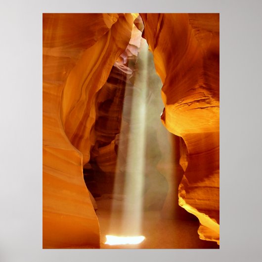 De Antelope Canyon in Arizona Poster (Voorkant)