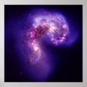 De Antennae Galaxies Poster (Voorkant)