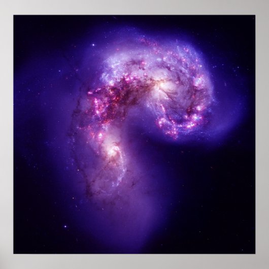 De Antennae Galaxies Poster (Voorkant)