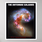 De Antennae Galaxies Poster (Voorkant)