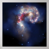 De Antennae Galaxies Poster (Voorkant)