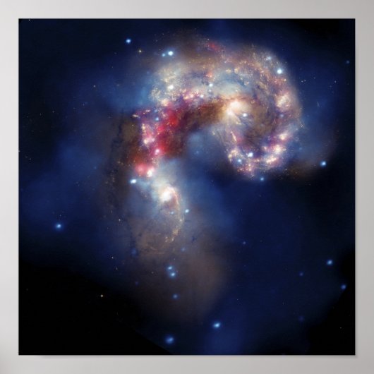 De Antennae Galaxies Poster (Voorkant)