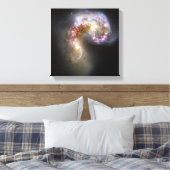 De Antennaese sterrenstelsels Canvas Afdruk (Insitu (Slaapkamer))