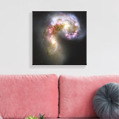 De Antennaese sterrenstelsels Canvas Afdruk (Insitu (Woonkamer))